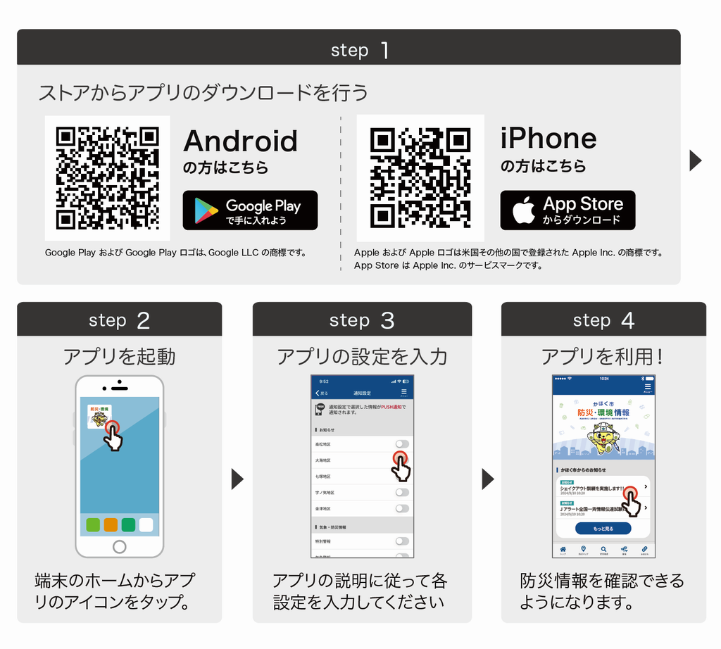 アプリインストール法