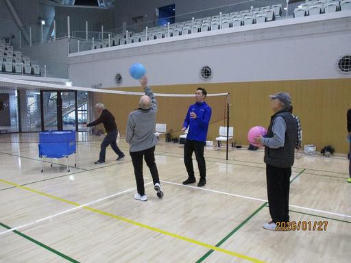 ソフトバレーボール体験
